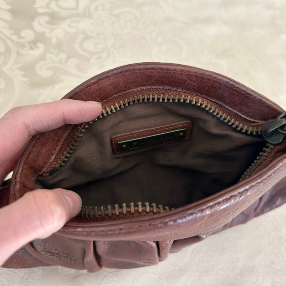 Linea Pelle Gillian Clutch/Wristlet, Dark Brown Leather - Picture 7 of 9